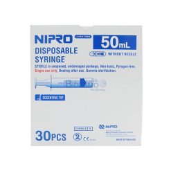 ไซริงค์หัวข้าง SYRINGE NIPRO 50 ML. [30 ชิ้น/กล่อง]