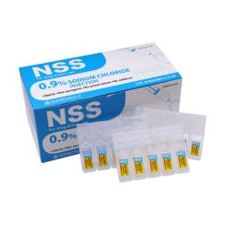 น้ำเกลือชนิดฉีด NSS 0.9% Sodium chloride 3 ml [1 กล่อง]