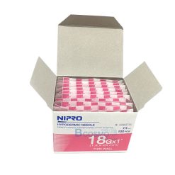 เข็มฉีดยา NIPRO 18 X 1 นิ้ว [100 ชิ้น/กล่อง]