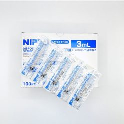 ไซริงค์ NIPRO Syringe LS 3 ml. แบบไม่มีเข็มฉีดยา [10 กล่อง]