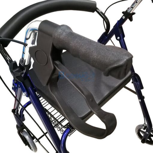 Wheelchair Rollator รถเข็นหัดเดิน 2 in 1 ล้อ 6 นิ้ว สีน้ำเงิน Y861L