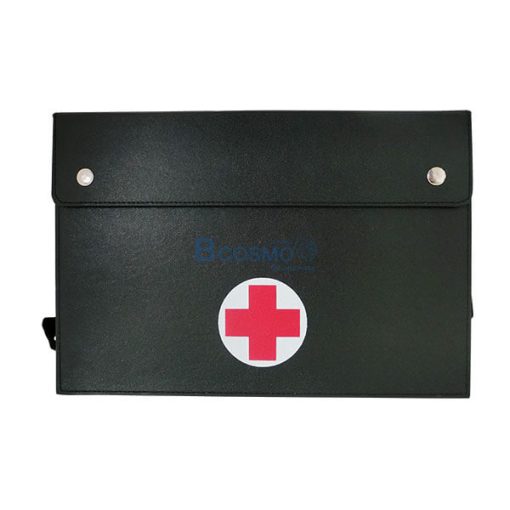 P-6807 - กระเป๋าปฐมพยาบาลแบบสะพายเล็ก ขนาด 6x12x8.5 นิ้ว สีดำ