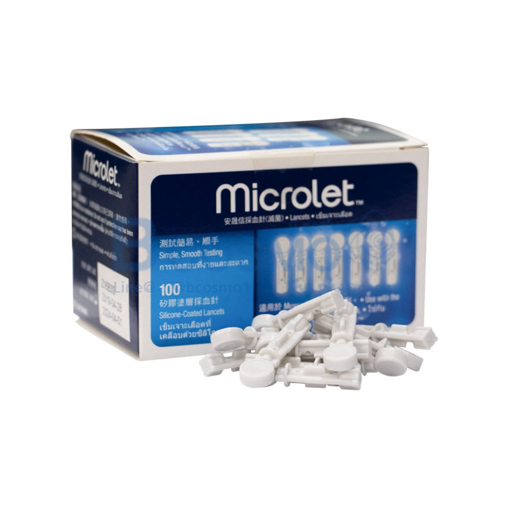 เข็มเจาะเลือด Bayer The lancets Microlet [100 ชิ้น/กล่อง]
