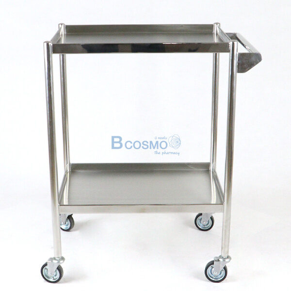 P-6940 - รถเข็นของ 2 ชั้น ขนาด 40x55x80 ซม.-3