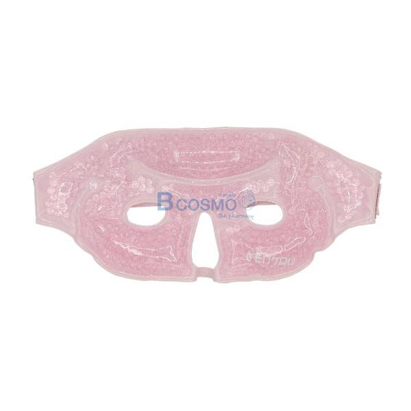 P-6961 - อุปกรณ์ประคบร้อนเย็นเคนโกะ หน้ากาก Gel Bead-Face Mask Pink-3