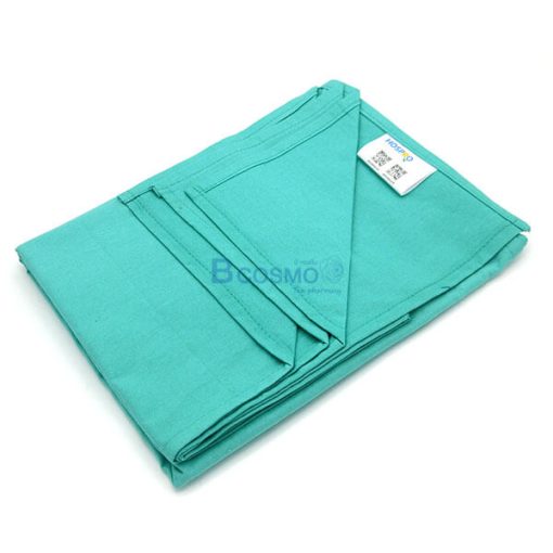 EB1401-GR - ผ้าขวางเตียง HOSPRO สีเขียวอ่อน 150x95 CM.-3