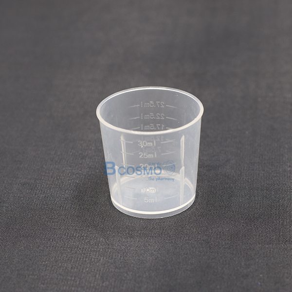 MT0048-ถ้วยพลาสติกมีฝาครอบ 30 ml.