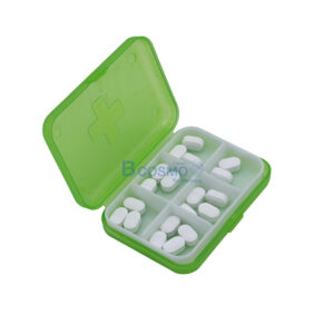 PA1709-GR-กล่องจัดชุดยา-6-ช่อง-สีเขียว