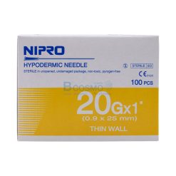 เข็มฉีดยา NIPRO 20G x 1 นิ้ว [100 ชิ้น/กล่อง]