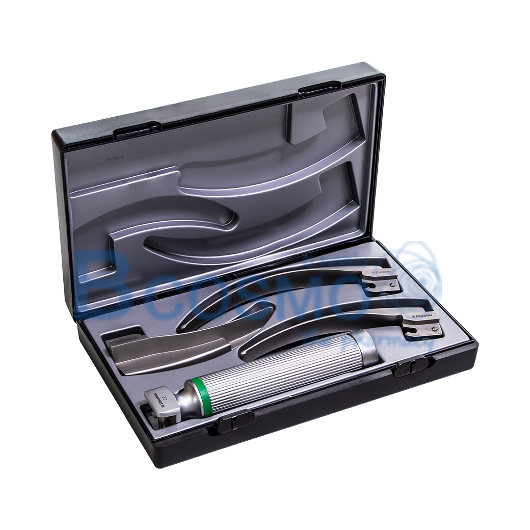 เครื่องส่องหลอดลม Riester LARYNGOSCOPE LED 2.5V R8041 bladeโค้ง 2,3,4 C Handle 4 เครื่องส่องหลอดลม Riester LARYNGOSCOPE LED 2.5V R8041 bladeโค้ง 2,3,4 C Handle