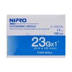เข็มฉีดยา NIPRO 23G x 1″ [100 ชิ้น/กล่อง]