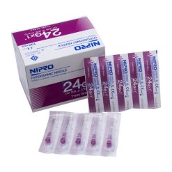 เข็มฉีดยา NIPRO 24G x 1″ [100 ชิ้น/กล่อง]