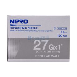 เข็มฉีดยา NIPRO 27G x 1″ [100 ชิ้น/กล่อง]