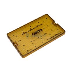 กล่องใส่เครื่องมือ นึ่งฆ่าเชื้อ พลาสติก Sungkwang Micro Instrument 1 Floor Case 260x170x25 mm.
