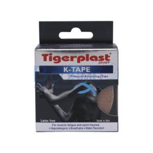 K TAPE TIGERPLAST SPORT สีเนื้อ SIZE 5 cm.x5 mm. ES0401 CR 2