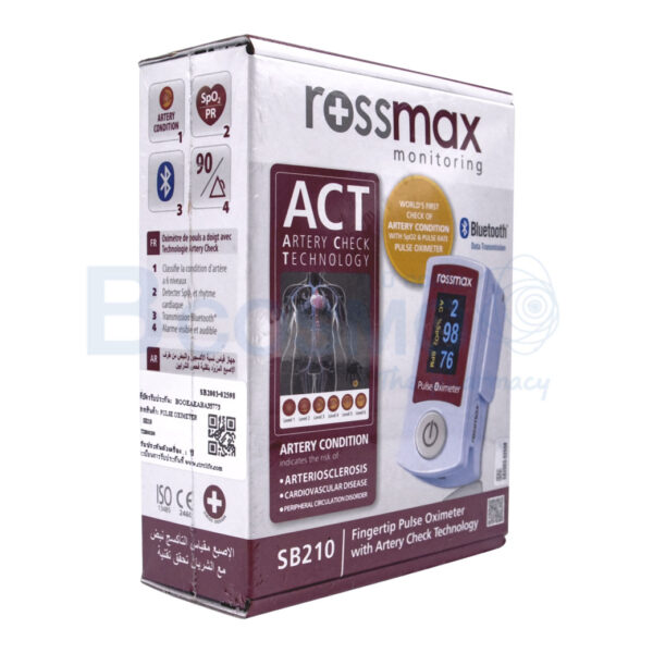 ROSSMAX BLUETOOTH Fingertip Pulse Oximeter SB210 ลายน้ำ3 OM0007
