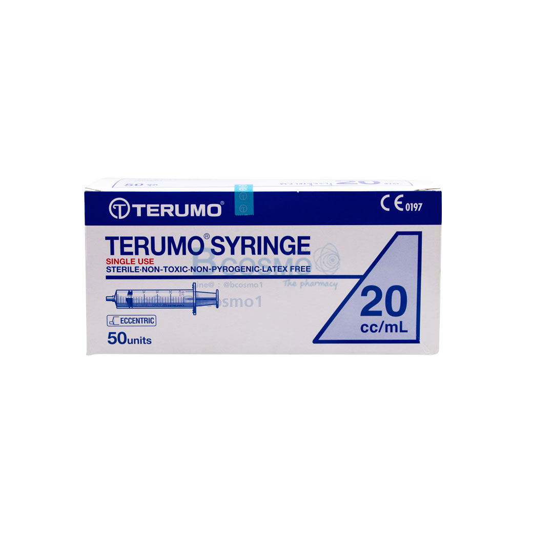 TERUMO 20 ml.50 ชิ้น EF0802 01 20 2