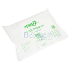 ถุงมือ PE พลาสติกใส AMMEX [100 ชิ้น/แพ็ค]