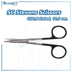 SC Stevens Scissors,CVD,Pointed, 11.5 cm.