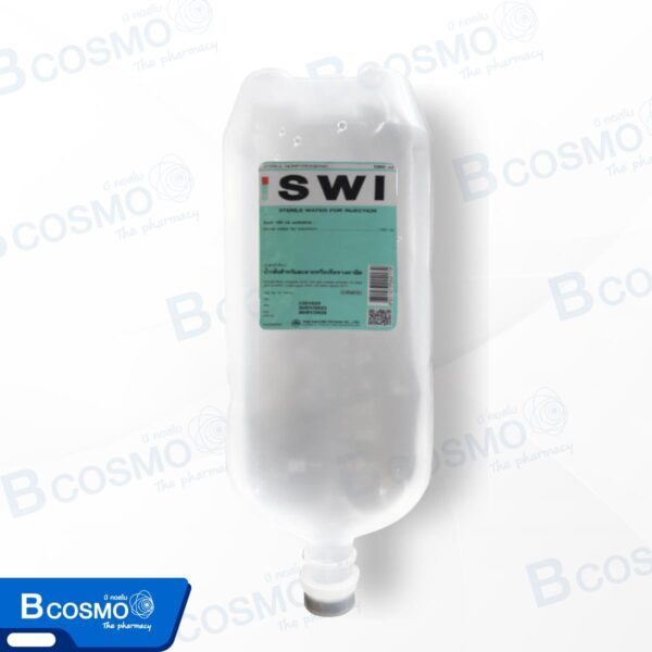 STERILE WATER FOR INJECTION SWI ชนิดถุง 1000 ml.