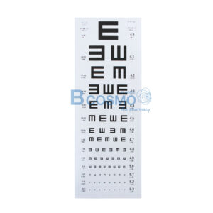 แผ่นวัดสายตา แบบ E-Chart