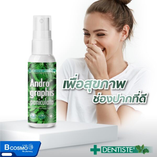 สเปรย์ระงับกลิ่นปาก Dentiste Andrographis Paniculata Mouth Spray 20 ml.