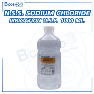 N.S.S. SODIUM CHLORIDE IRRIGATION U.S.P. 1000 ML.