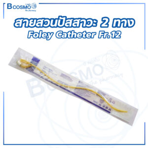 สายสวนปัสสาวะ 2 ทาง Foley Catheter Fr.12